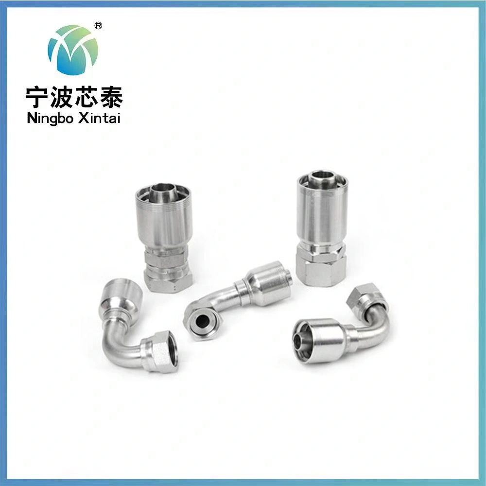 China Supplier OEM ODM Parker Parkrimp and Reuseable Hose End Carton/Stainless Steel Cross Tee Swivel Hydraulic Tube Crimp Fittings Custom