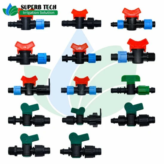 드립 호스용 농업 관개 시스템 가시 플라스틱 밸브